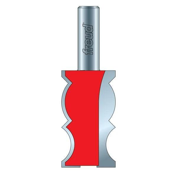 Crown Molding Router Bit - 1/2" SH 1-1/4" D 2-1/4" CL 3-3/4" OL - Profile:#404 Crown Molding